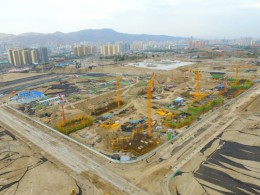 蘭州恒大山水城項(xiàng)目D、E地塊土石方工程施工